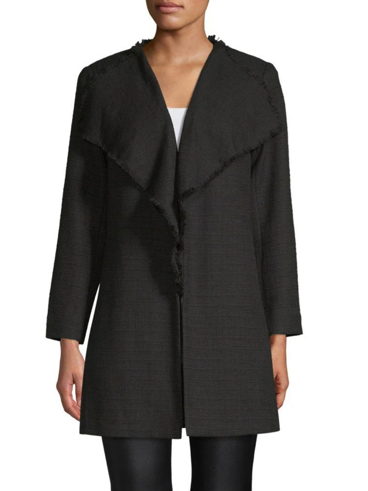 商品Karl Lagerfeld Paris|Textured Tweed Coat,价格¥300,第1张图片