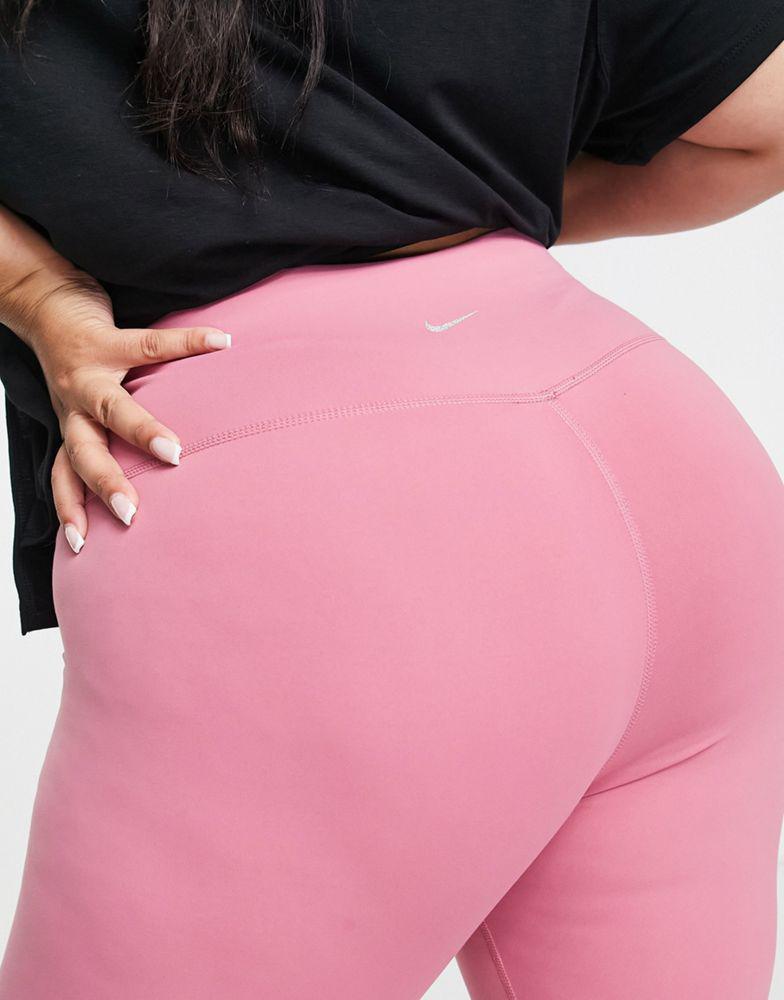 Nike Yoga Plus Dri-FIT high rise 7/8 leggings in pink商品第3张图片规格展示