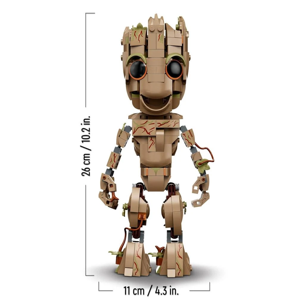 商品LEGO|LEGO Marvel I am Groot Set, Baby Groot Buildable Toy (76217),价格¥370,第4张图片详细描述