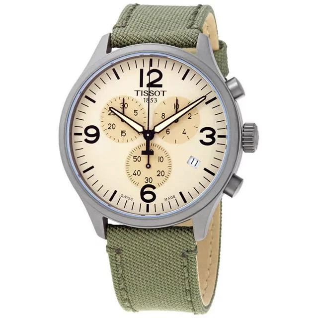 商品Tissot|Tissot Chrono XL Quartz Beige Dial Men's Watch T116.617.37.267.00,价格¥1392,第1张图片