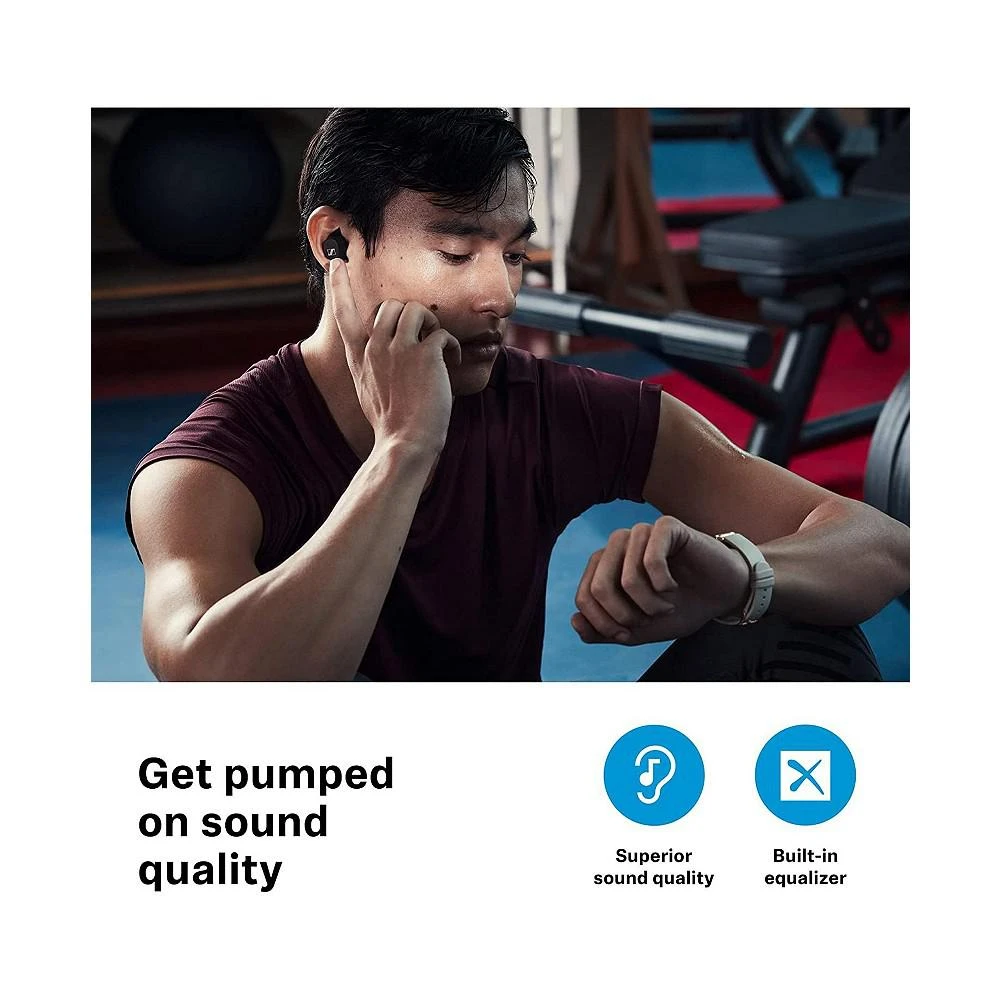 商品Sennheiser|Sport True Wireless Earbuds - Bluetooth in-Ear Headphones, Music and Calls with Adaptable Acoustics, Noise Isolation, Touch Controls, IP54 27-Hour Battery, Black,价格¥1121,第3张图片详细描述