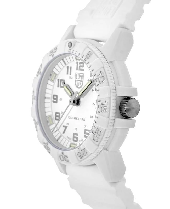 商品Luminox|Luminox Sea Series Sea Turtle White Dial Silicone Strap Men&apos;s Watch XS.0307.WO,价格¥1406,第3张图片详细描述