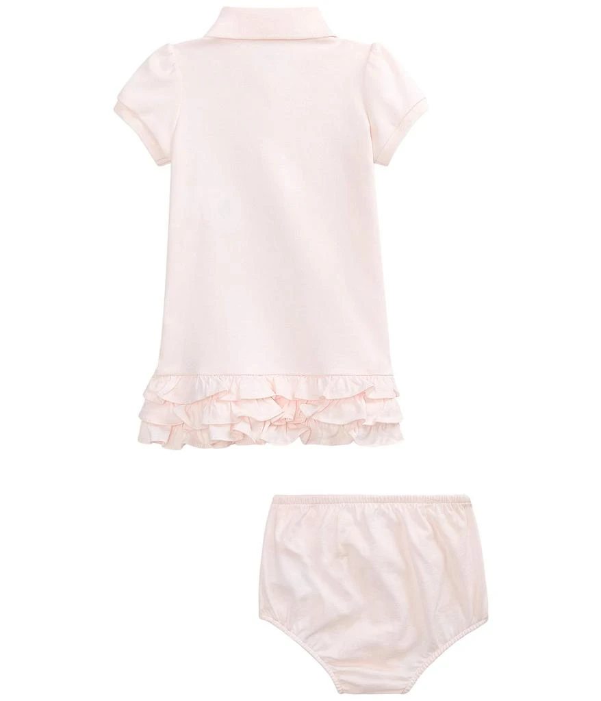 商品Ralph Lauren|Ruffled Polo Dress & Bloomer (Infant),价格¥340,第2张图片详细描述