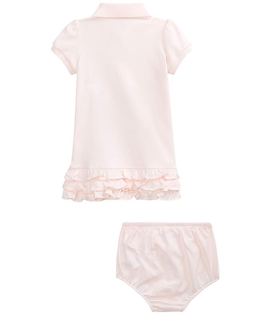 商品Ralph Lauren|Ruffled Polo Dress & Bloomer (Infant),价格¥242-¥311,第4张图片详细描述