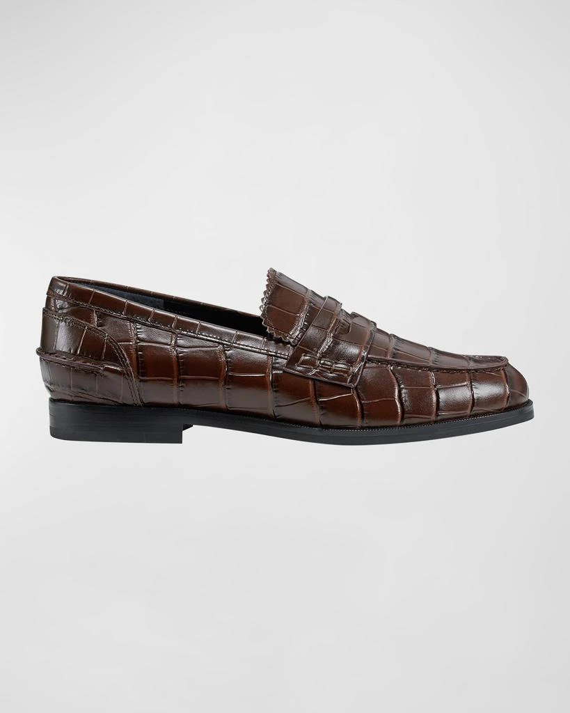 商品Marc Fisher|Milton Croco Penny Loafers,价格¥1166,第1张图片