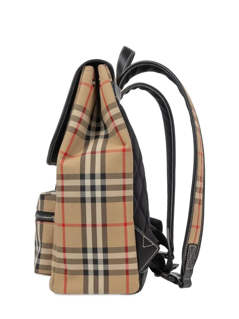 商品Burberry|Check Print Cotton Canvas Backpack,价格¥5816,第3张图片详细描述