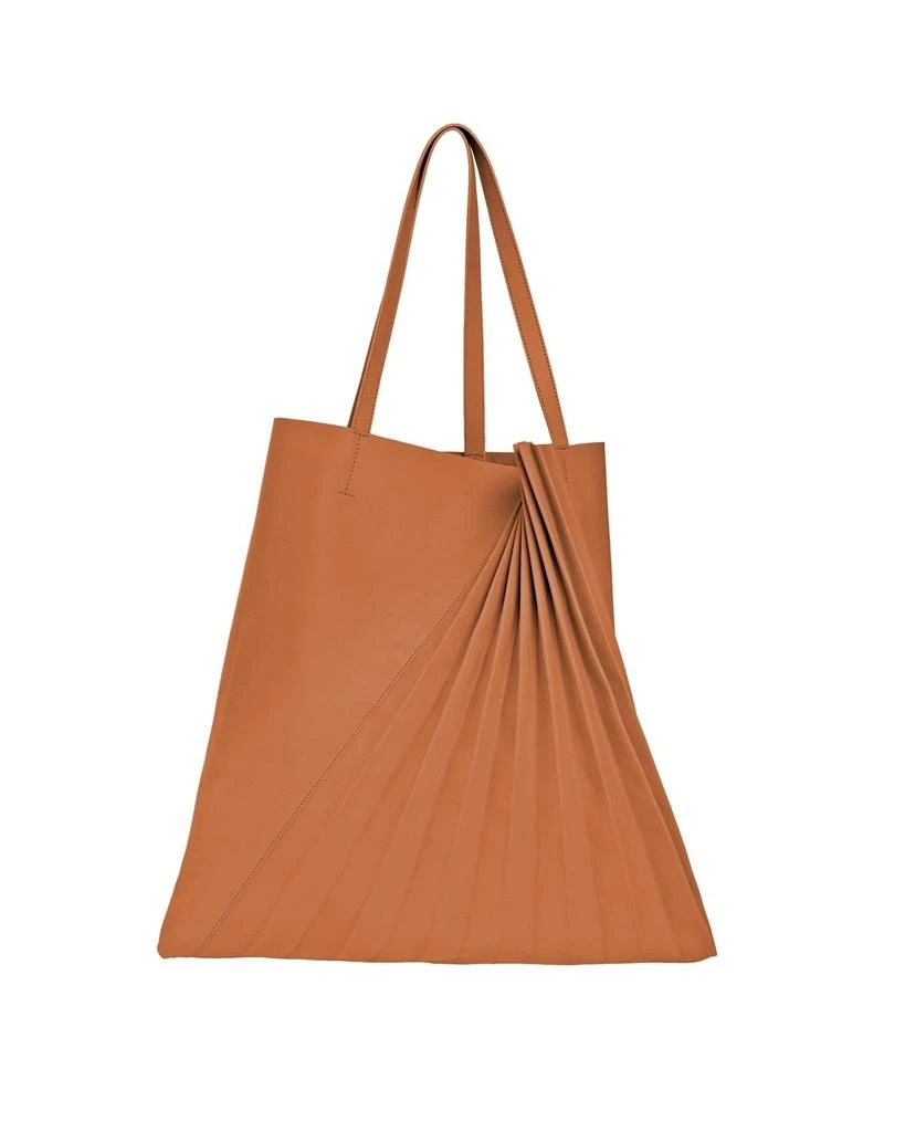 商品Sabrina Zeng|Chiaroscuro Weekend Tote Caramel,价格¥4278,第4张图片详细描述