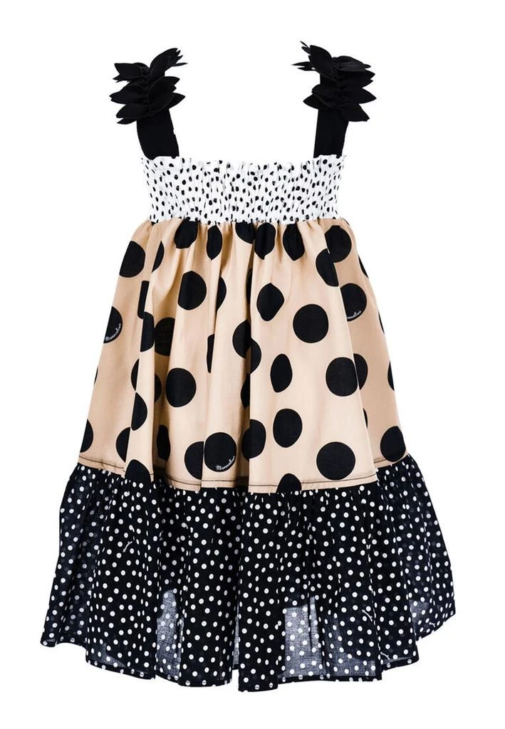 商品MONNALISA|Monnalisa Polka-Dot Printed Sleeveless Tiered Dress,价格¥1690,第2张图片详细描述