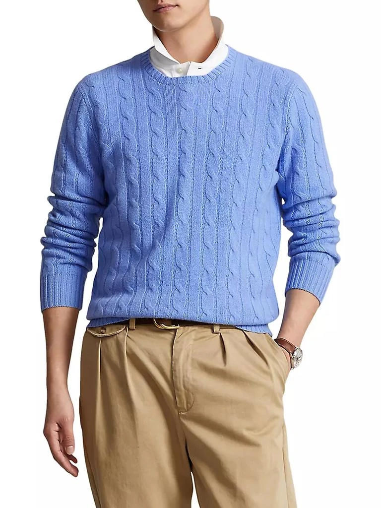 商品Ralph Lauren|Cashmere Cable-Knit Sweater,价格¥3673,第3张图片详细描述