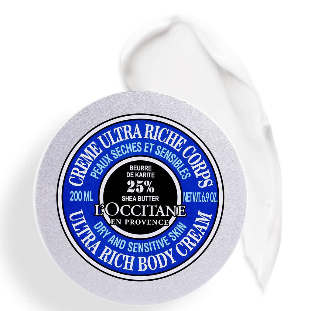 L'Occitane Shea Butter Ultra Rich Body Cream 6.9oz商品第2张图片规格展示
