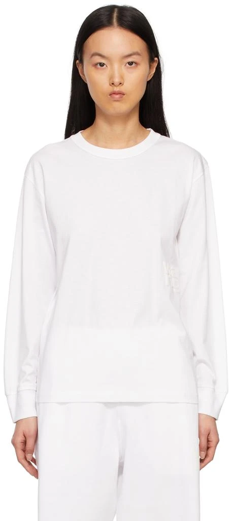 商品Alexander Wang|White Puff Logo Jersey T-Shirt,价格¥560,第1张图片