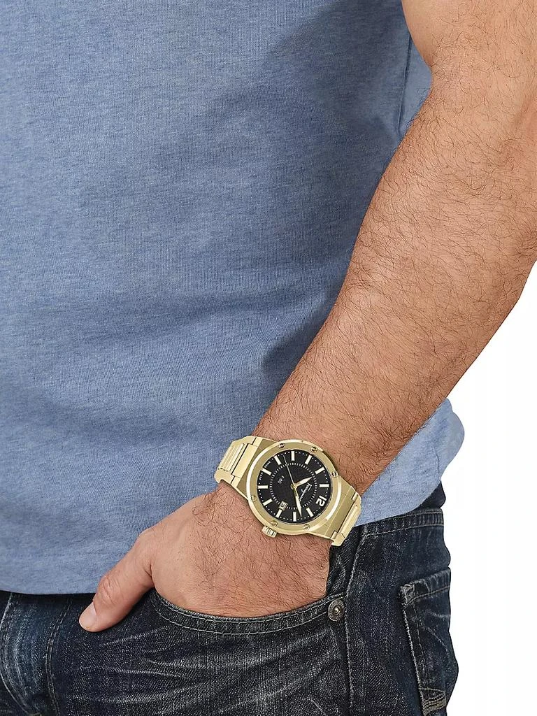 商品Salvatore Ferragamo|F-80 Yellow Gold Bracelet Watch,价格¥12007,第2张图片详细描述