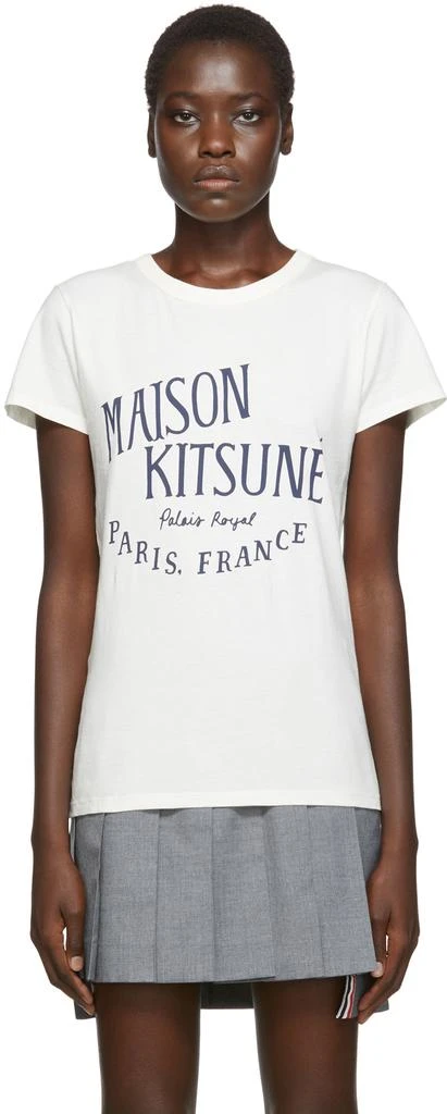 商品Maison Kitsune|Off-White 'Palais Royal' T-Shirt,价格¥378,第1张图片