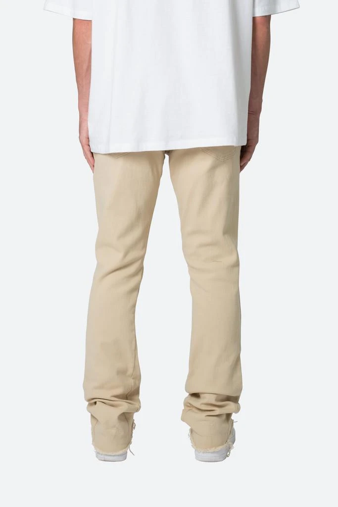 商品MNML|Twill Slim Stacked Pants - Khaki,价格¥502,第4张图片详细描述