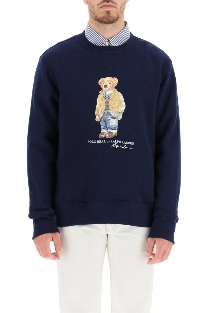 商品Ralph Lauren|Polo Ralph Lauren Bear Printed Sweatshirt,价格¥620,第3张图片详细描述