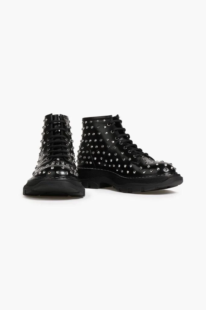 商品Alexander McQueen|Studded leather combat boots,价格¥2610,第3张图片详细描述