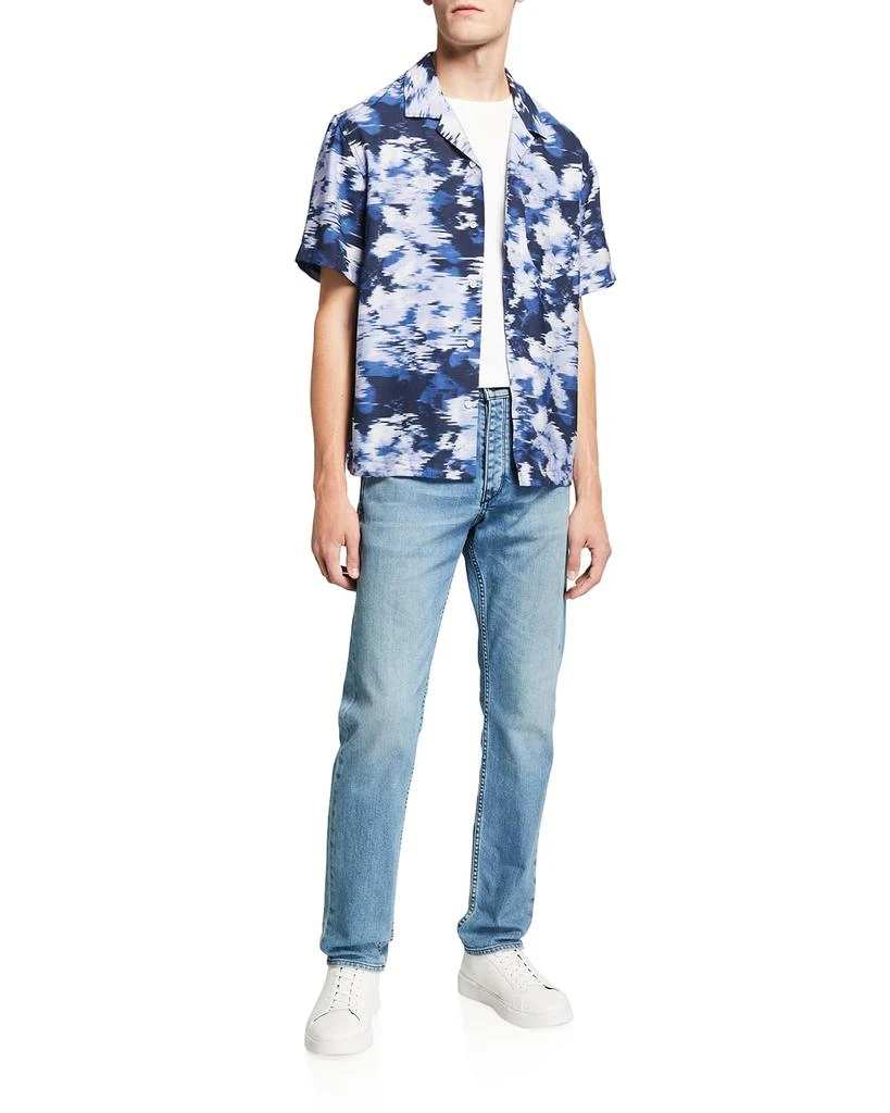 商品Rag & Bone|Men's Fit 2 Light-Wash Straight-Leg Jeans,价格¥639,第3张图片详细描述