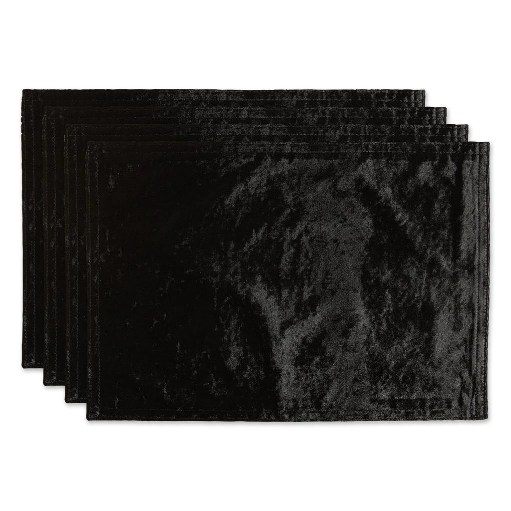 商品DII|Black Velvet Placemat (Set of 4),价格¥369,第2张图片详细描述