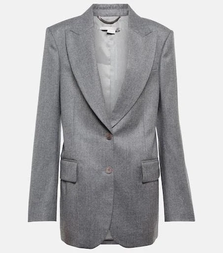 商品Stella McCartney|羊毛法兰绒西装式外套,价格¥8119,第1张图片