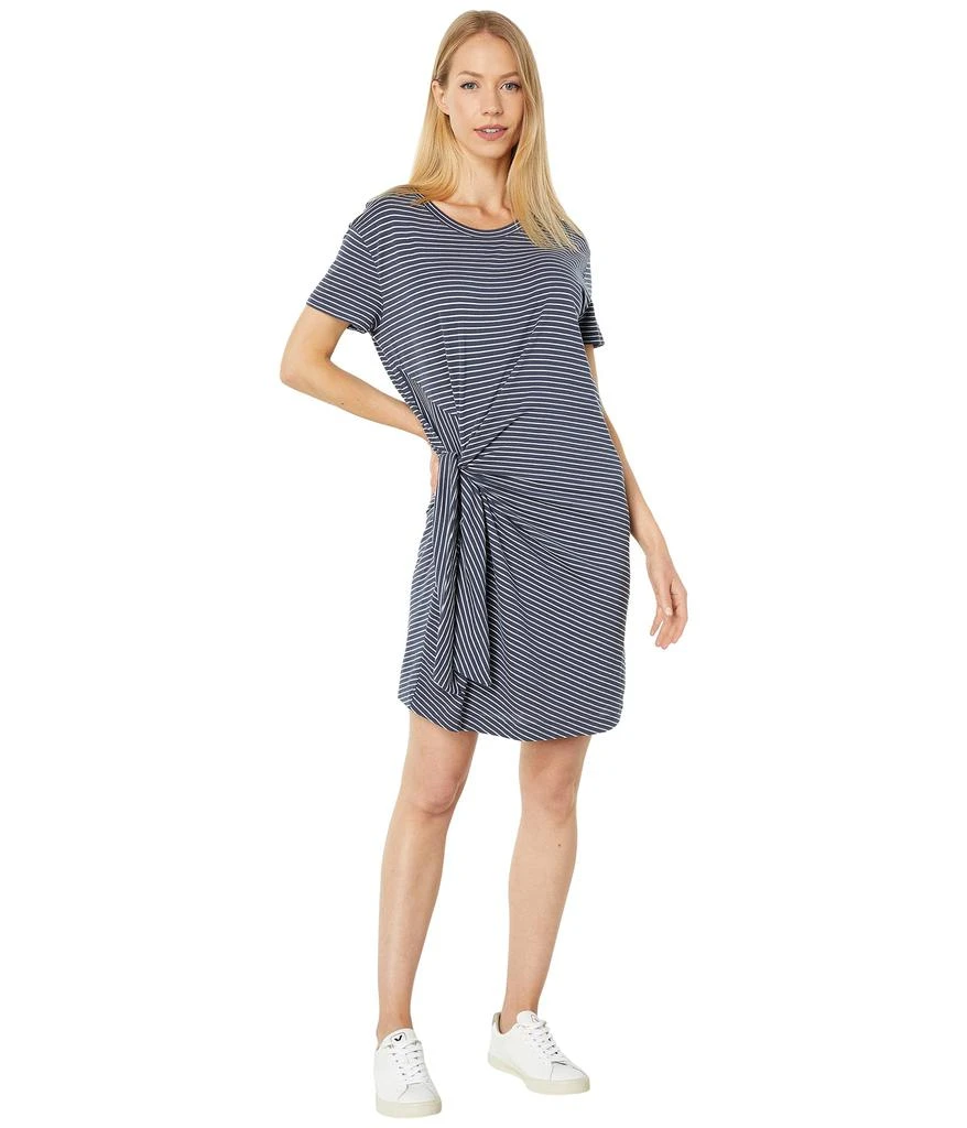 商品Vince|Classic Stripe Side Tie Dress,价格¥376,第1张图片