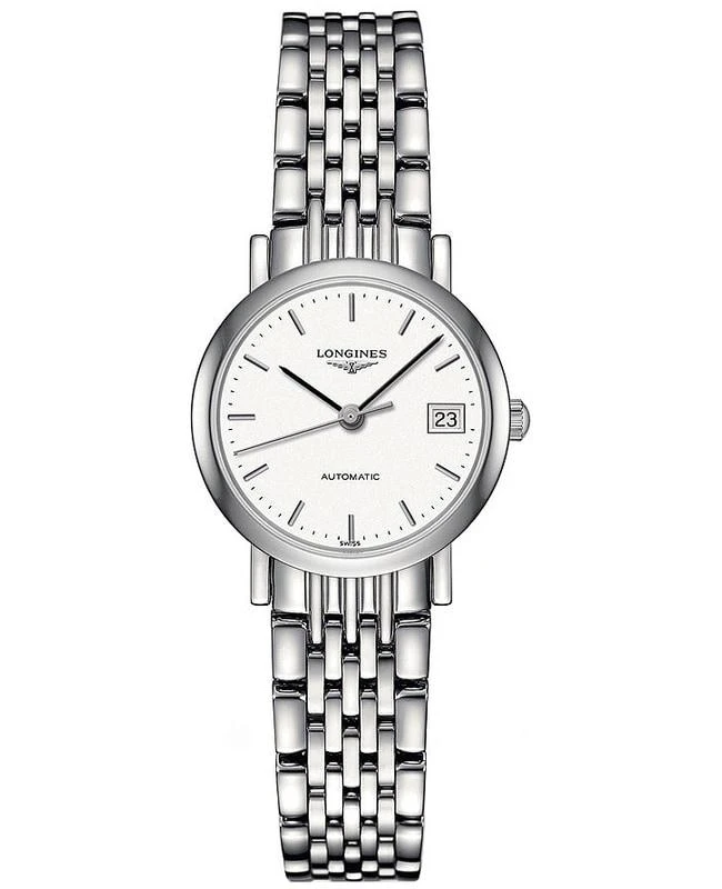 商品Longines|Longines Elegant Automatic White Dial Stainless Steel  Women's Watch L4.309.4.12.6,价格¥10726,第1张图片