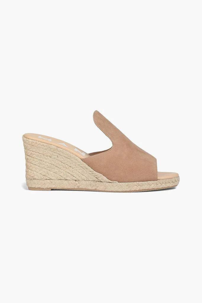 商品MANEBÍ|Hamptons suede wedge mules,价格¥810,第1张图片