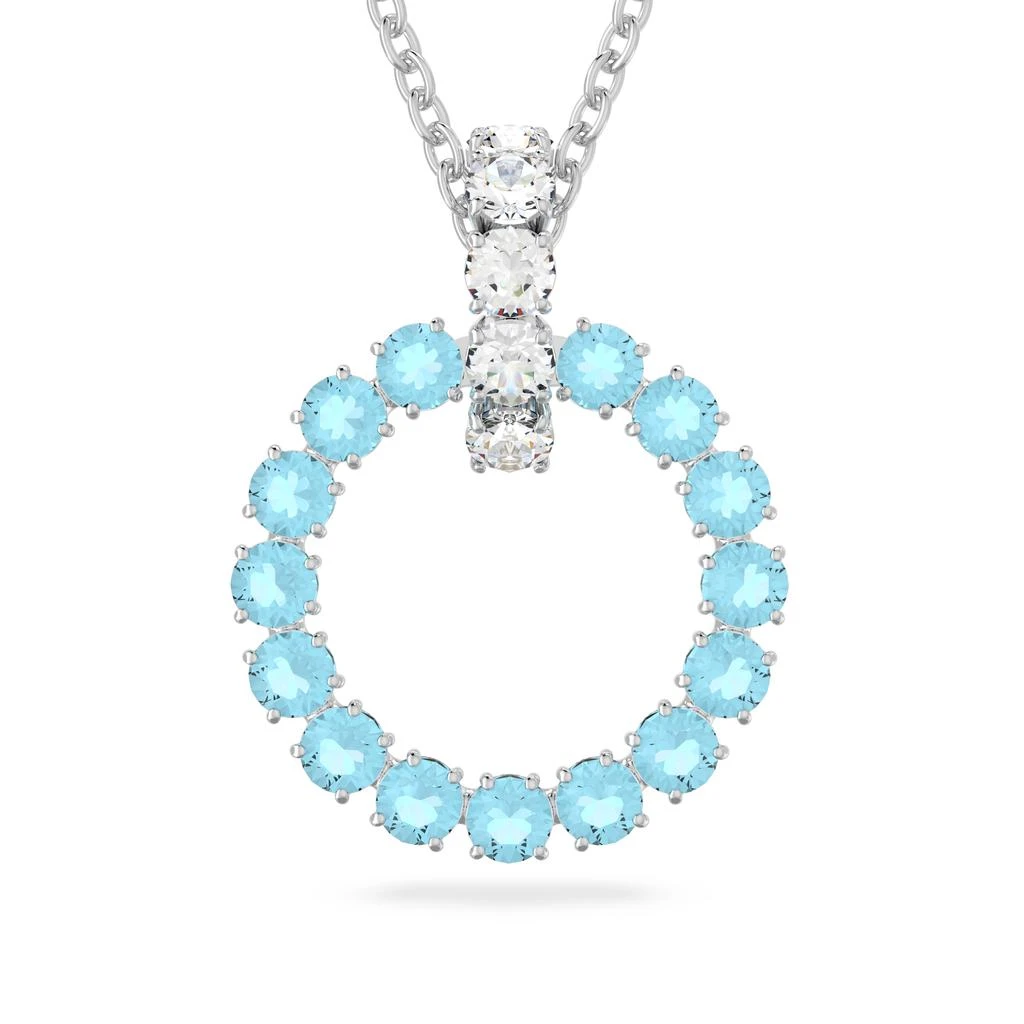 商品Swarovski|Exalta pendant round cut blue rhodium plated,价格¥1379,第1张图片