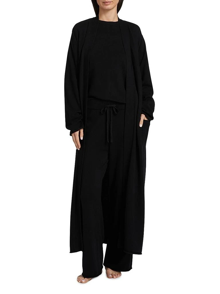 商品Papinelle|Do Not Disturb Cotton-Cashmere Maxi Robe,价格¥2730,第2张图片详细描述