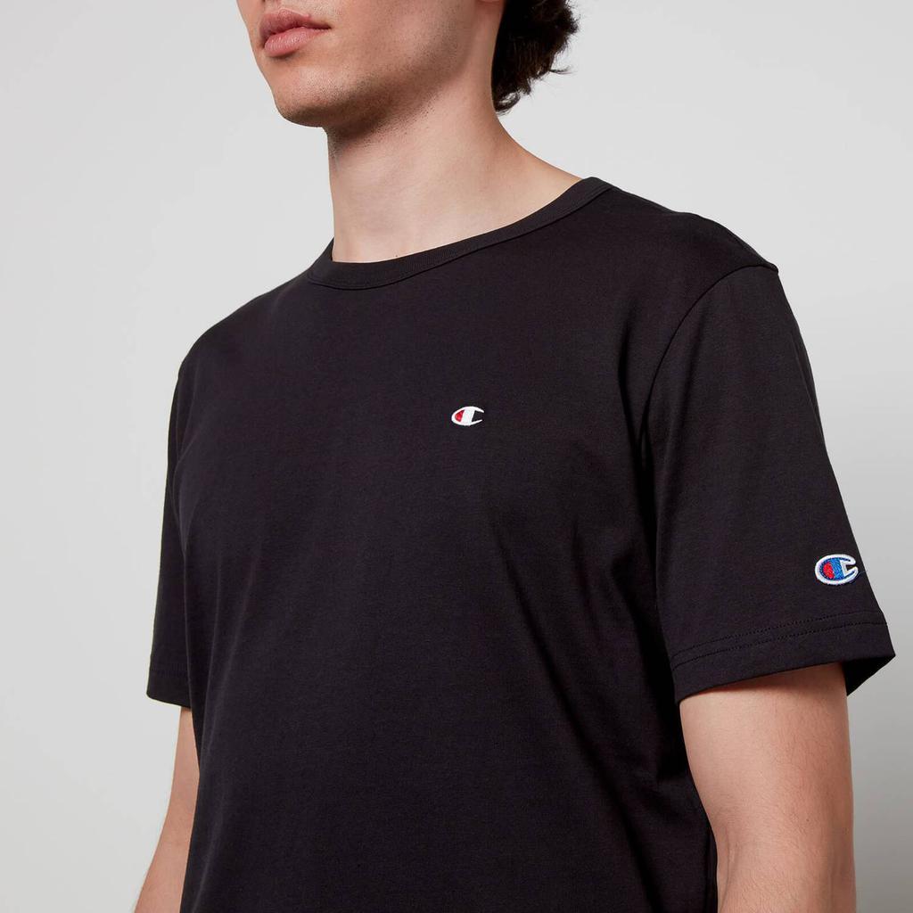 商品CHAMPION|Champion Men's Crewneck T-Shirt - Black,价格¥168,第6张图片详细描述