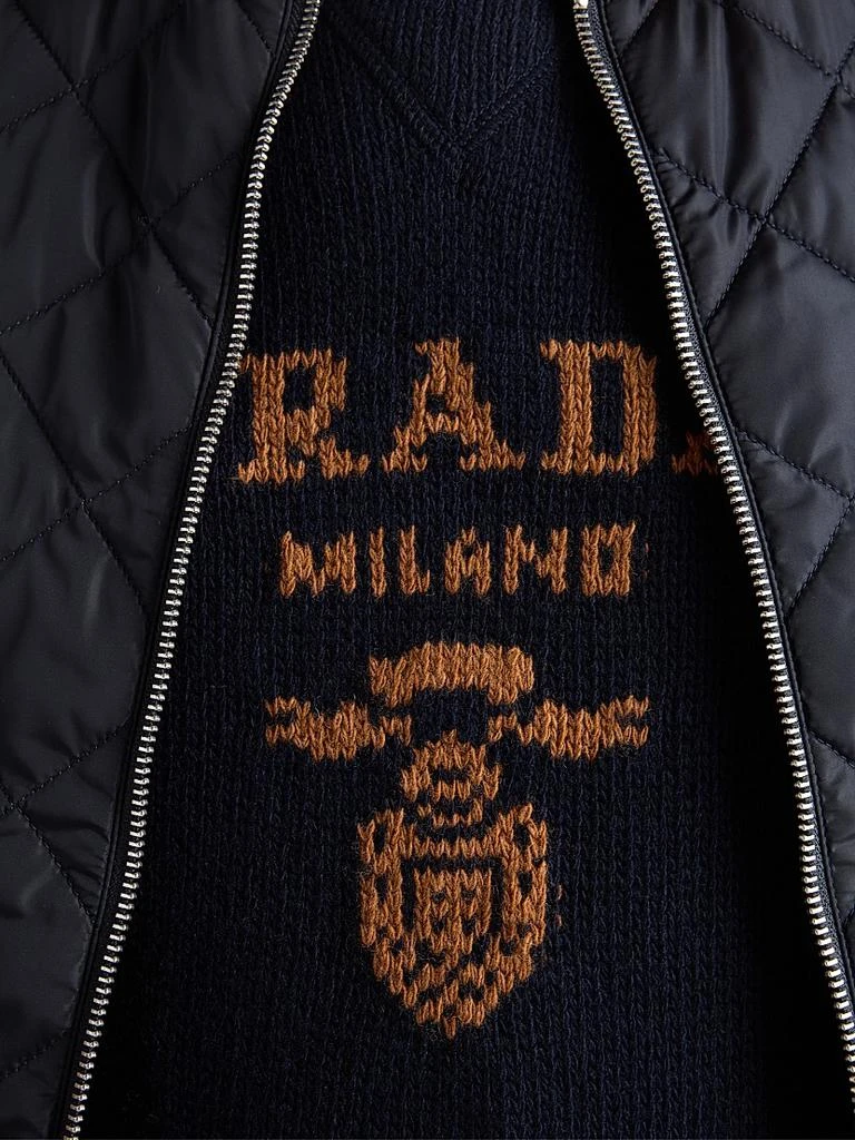 商品Prada|Wool and Cashmere Crew-Neck Sweater,价格¥17444,第3张图片详细描述