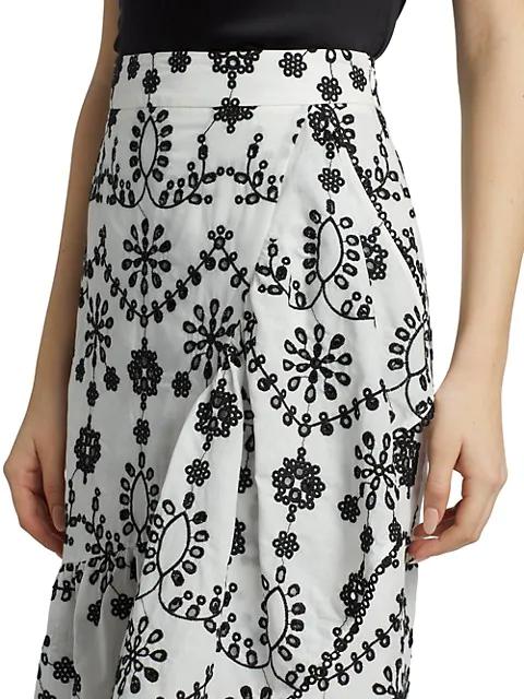 Embroidered Midi-Skirt商品第6张图片规格展示
