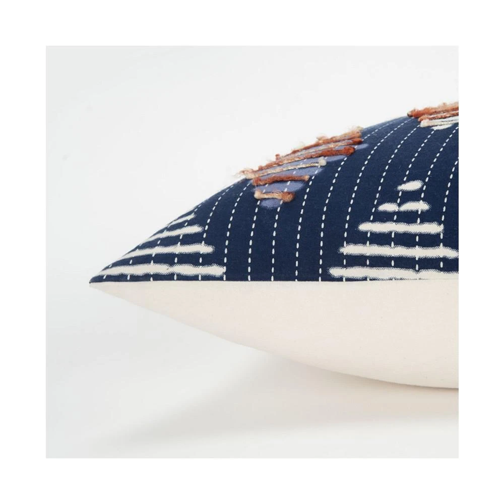 商品Rizzy Home|Geometric Polyester Filled Decorative Pillow, 14" x 26",价格¥521,第3张图片详细描述