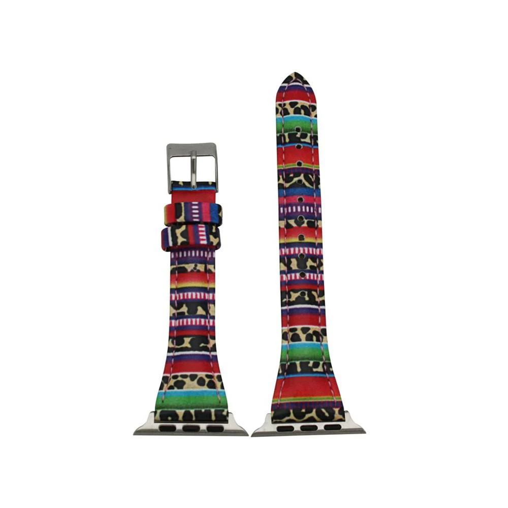 商品Olivia Pratt|Women's Printed Skinny Faux Leather Apple Watch Band,价格¥149,第1张图片
