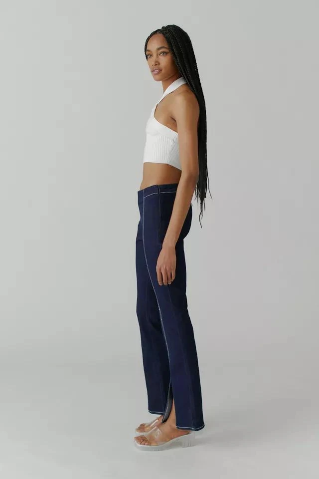 商品BDG|BDG Ariana Split Hem Flare Jean - Dark Wash,价格¥75,第4张图片详细描述