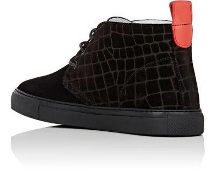 商品Del Toro|Crocodile-Embossed Chukka Sneakers,价格¥1854,第3张图片详细描述