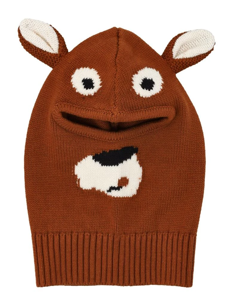 商品Stella McCartney|Stella McCartney Kids Bear Motif Knitted Balaclava,价格¥484,第1张图片