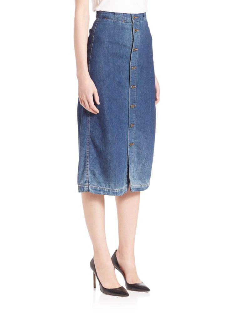 商品AG Jeans|Thea Calf Length Skirt,价格¥1567,第3张图片详细描述