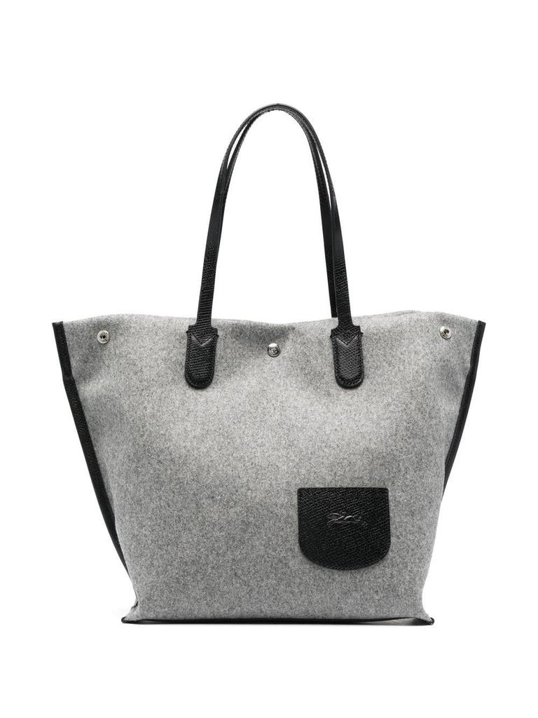 Longchamp `Essential Flanelle` Large Shoulder Bag商品第1张图片规格展示