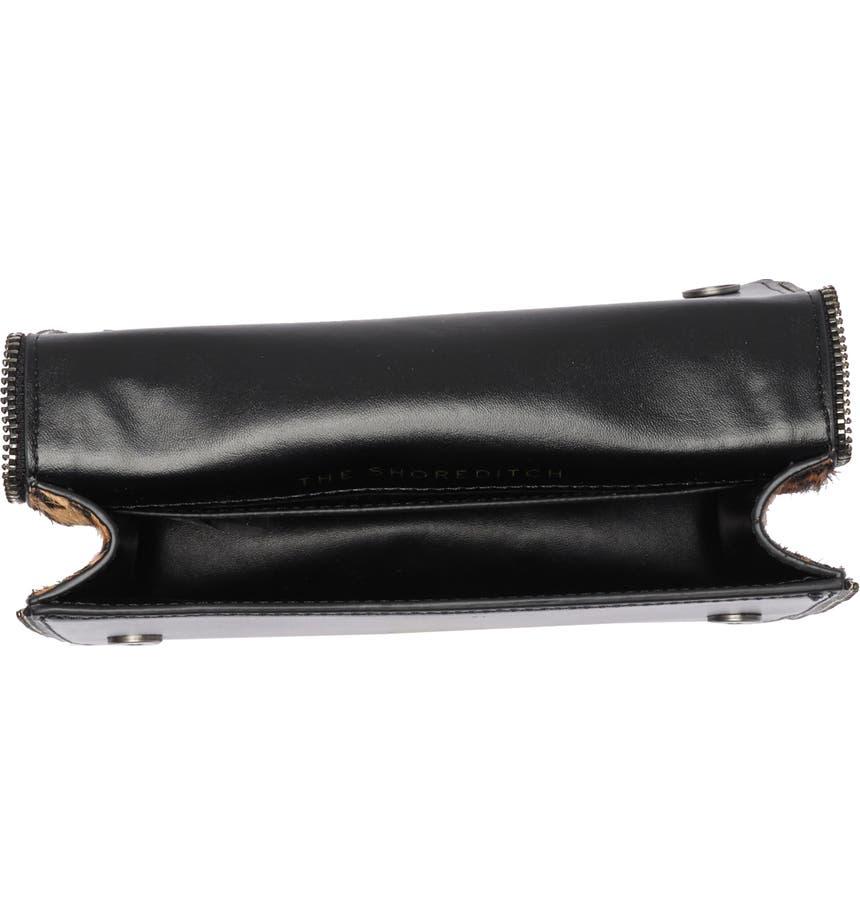 Shoreditch Small Leather & Genuine Calf Hair Shoulder Bag商品第5张图片规格展示