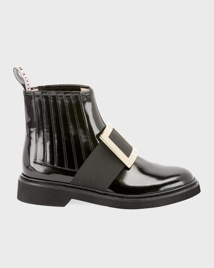 商品Roger Vivier|欧阳娜娜同款Roger Vivier方扣靴,价格¥11457,第1张图片