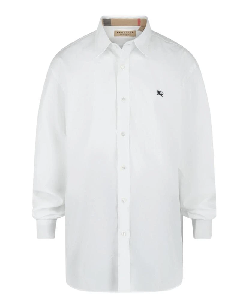 商品Burberry|Stretch Cotton Poplin Shirt,价格¥823,第1张图片