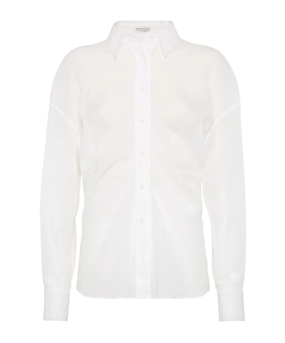 商品Brunello Cucinelli|Brunello Cucinelli 女士衬衫 MH760NL446C100 白色,价格¥9015,第1张图片