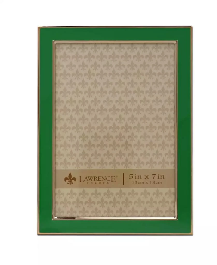 商品Lawrence Frames|Metal and Enamel Picture Frame, 5" x 7",价格¥175,第1张图片