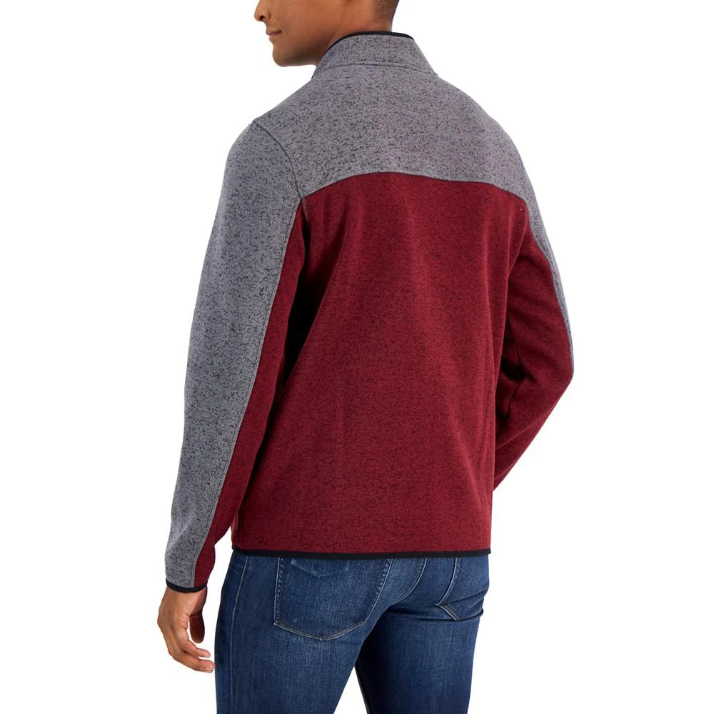 商品Club Room|Men's Full-Zip Fleece Sweater, Created for Macy's,价格¥412,第2张图片详细描述