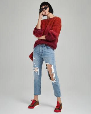 商品Levi's|501 Crop Straight Jeans in Bona Fide,价格¥428,第5张图片详细描述