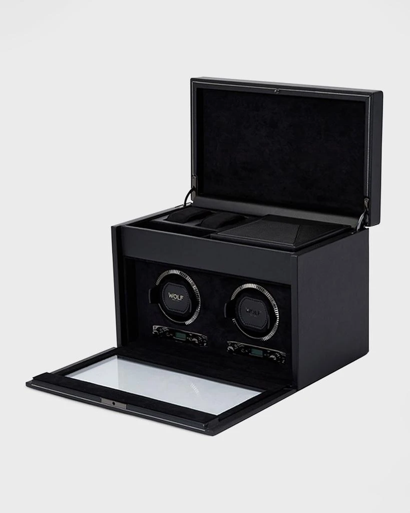 商品Wolf|British Racing Double Watch Winder With Storage,价格¥11431,第2张图片详细描述