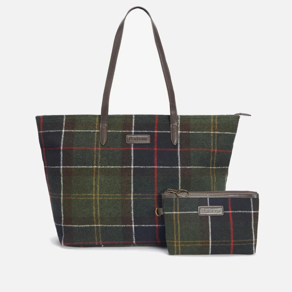 商品Barbour|Barbour Women's Witford Tartan Tote Bag - Classic,价格¥516,第1张图片