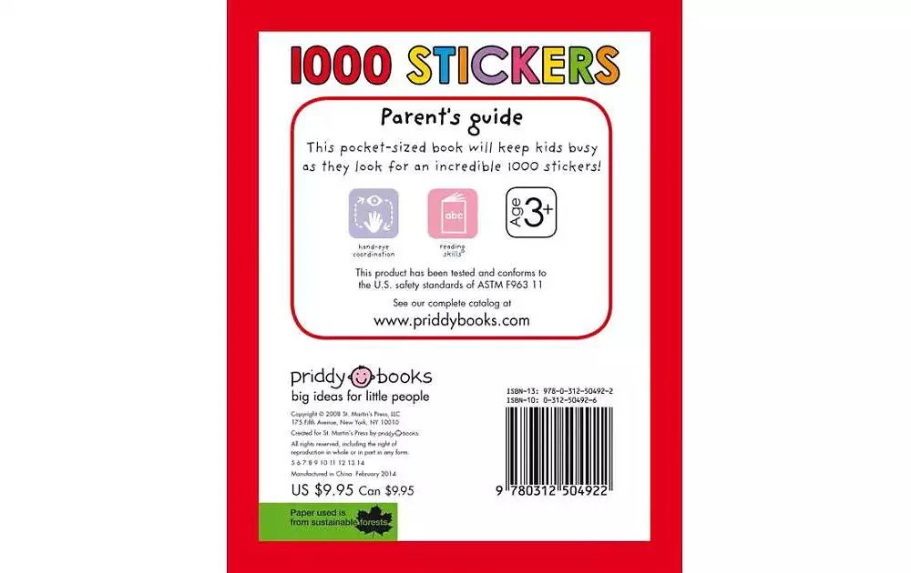 商品Barnes & Noble|1000 Stickers by Roger Priddy,价格¥90,第3张图片详细描述