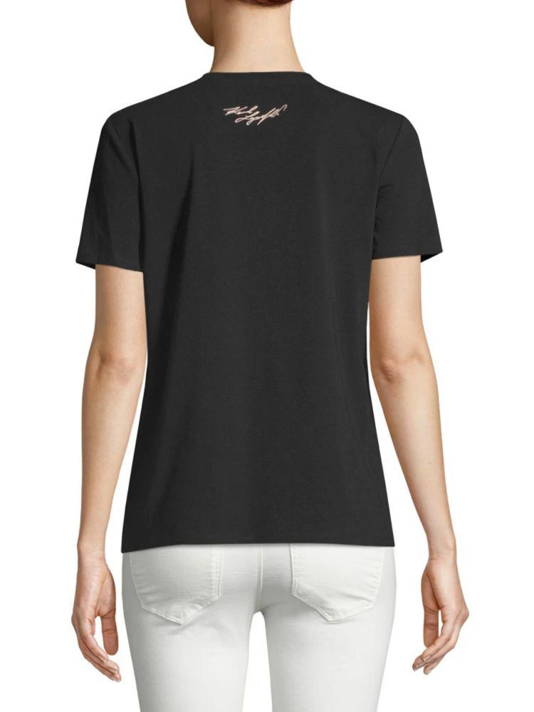 商品Karl Lagerfeld Paris|Team Karl Short-Sleeve Tee,价格¥98,第2张图片详细描述