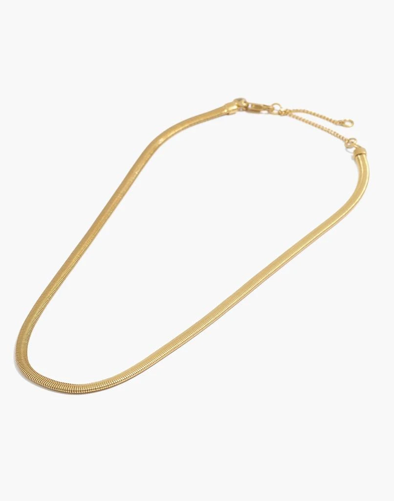 商品Madewell|Herringbone Chain Necklace,价格¥334,第3张图片详细描述
